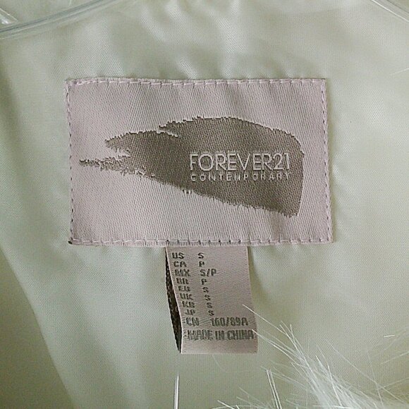 Forever 21 - Faux Fur Cream/Beige Vest - Small - Picture 4 of 6